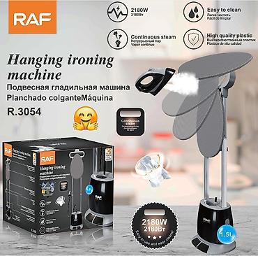 derzi ütüsü: RAF Hanging Ironing Machine R.3054 - Güc: 2180W - Davamlı buxar — 1