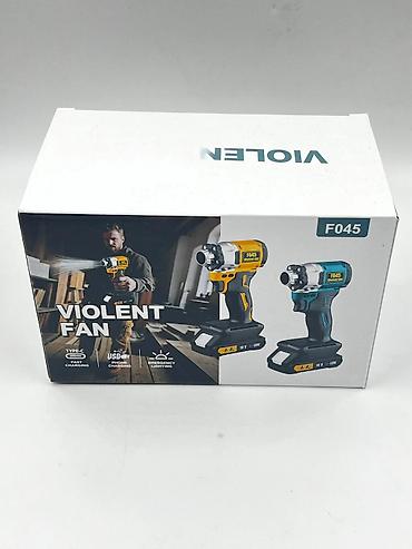 hava vuran: Hava vuran F046 Violent Fan F046 18V Şarjlı Güclü Üfürücü (Air — 4