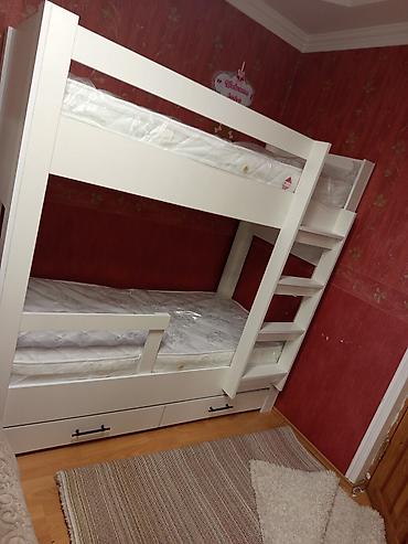 yevlax mebel: Oğlan və qız üçün, Yeni, Çarpayı, Matras ilə, Siyirməli, Laminat — 1