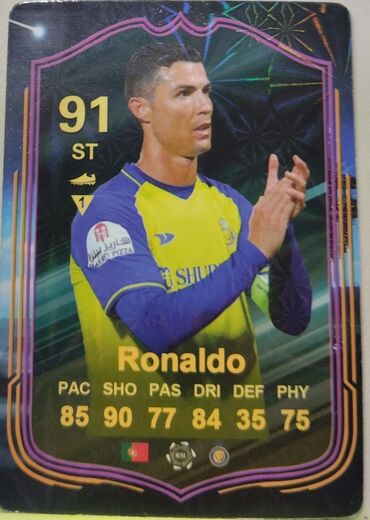 kartı: Kylan Mbappe X 1, Cristiano Ronaldo X 2, Neymar Junior X 1, Thiobu