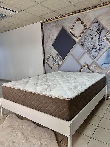 кровать 2 спальная: Ortopedik yaylı döşək - Ölçü: təxmini 160x200 sm (iki nəfərlik) - — 1