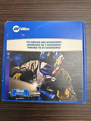 taxta kəsən makina: Miller Weldcraft A-200FV TIG qaynaq başlığı paketi 📌 Vəziyyəti: Tam — 1