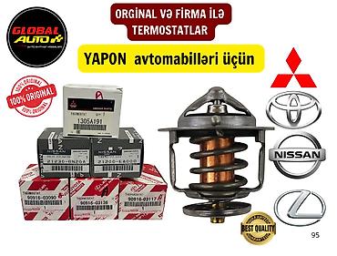 radiator termostat: YAPON AVTOMABİLLƏRİ ÜÇÜN: Toyota,Nissan,Lexus,Mitsubushi,Mazda — 1