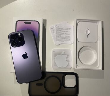 айфон 6 плюс с: IPhone 14 Pro, 128 ГБ, Deep Purple, Защитное стекло, Чехол, Кабель, 90 %