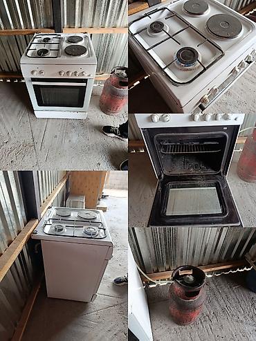Ашкана техникасы: Комбинированная кухонная плита с духовкой и комплектом для баллонного — 1