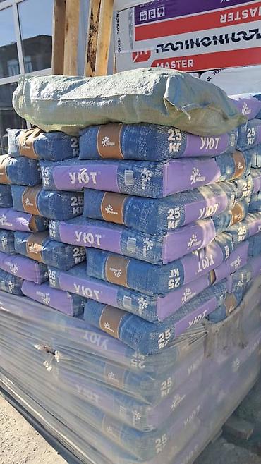 Сухая строительная смесь «УЮТ», мешки по 25 кг. Назначение: - at lalafo.kg Сухая строительная смесь «УЮТ», мешки по 25 кг. Назначение: -