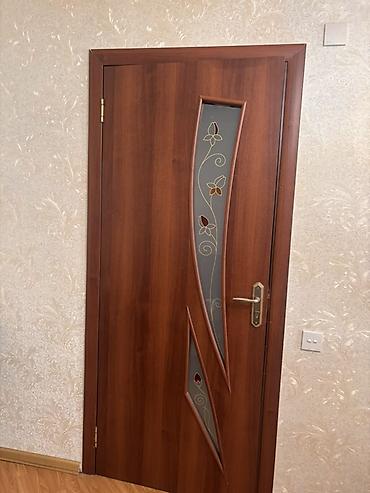 mdf panel: Mebelli otaq qapıları – dekorativ şüşə panelli - Material: ağac — 2