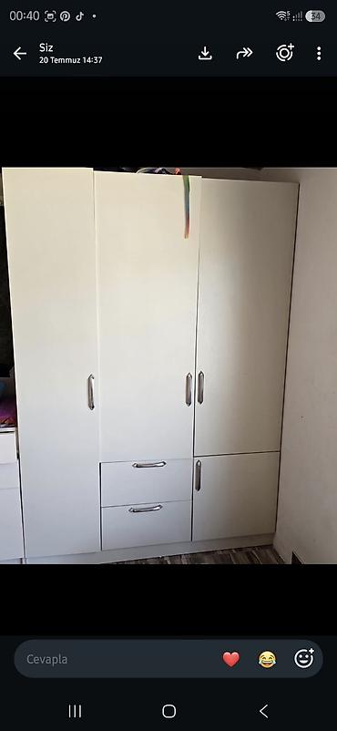 İşlənmiş, 3 qapılı, Siyirməli, Ağ, Açılan, Düz dolab lalafo.az -da İşlənmiş, 3 qapılı, Siyirməli, Ağ, Açılan, Düz dolab