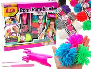tommy hilfiger rs: Kreativni set za Pom Pom šal Cena 1700 rsd Kreativni set za Pom Pom