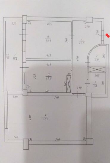 Yeni tikili: 2 otaqlı, Yeni tikili, 101 kv. m — 17