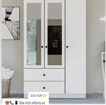 Dolablar: Yeni, Açılan, 3 qapılı Düz dolab, Qarderob, paltar dolabı, Azərbaycan -da lalafo.az — 20 Dolablar: Yeni, Açılan, 3 qapılı Düz dolab, Qarderob, paltar dolabı, Azərbaycan — 20