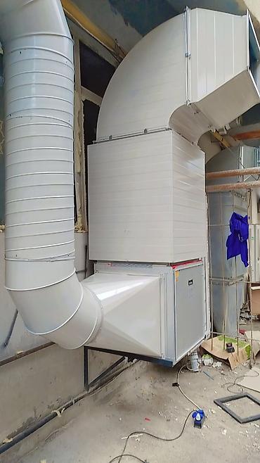 qarabagda tikinti isleri: Havalandırma borusu, Qofralı, Paslanmaz polad, 7 mm, Yeni — 9