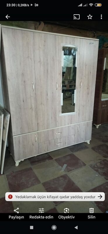 Dolablar: Yeni, Açılan, 4 qapılı Düz dolab, Qarderob, paltar dolabı, Azərbaycan — 24