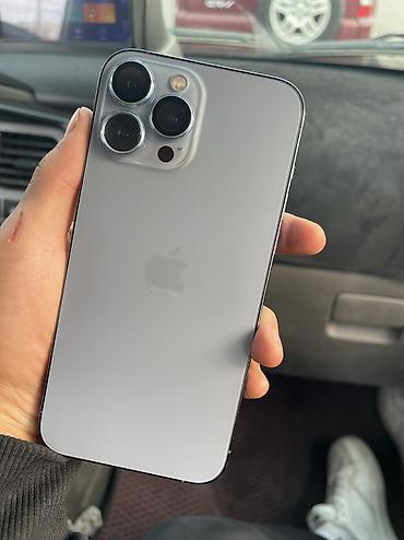 aplle wotch: IPhone 13 Pro Max, Б/у, 256 ГБ, Pacific Blue, Защитное стекло, Чехол, 100 % — 1