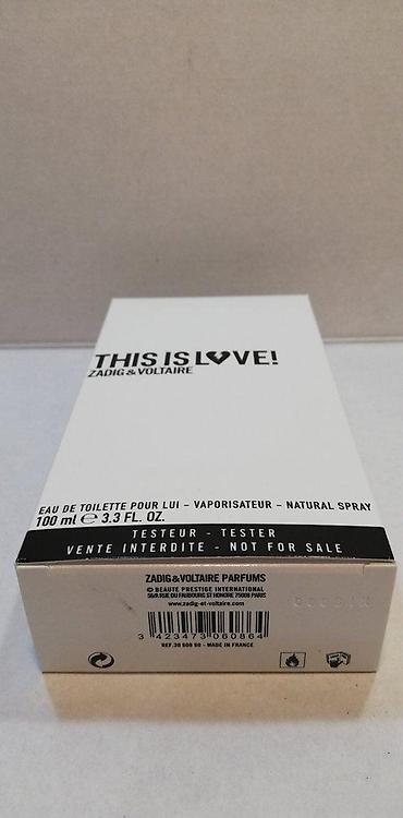 Parfemi: ZADIG & VOLTAIRE THIS IS LOVE POUR LUI EDT100ML TSTR | Zadig — 2