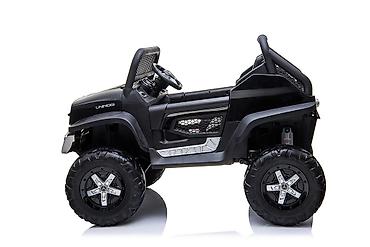 stvari u pernici: Mercedes Unimog 4x4 – Crni licencirani – Auto na akumulator za decu — 1