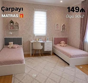 Uşaq çarpayısı üçün matras Ölçü: 90x200 sm Qiymət: 149 ₼ Tək
