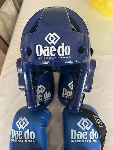 перчатки dae do: Экипировка для единоборств Daedo International (синяя) Состав — 2