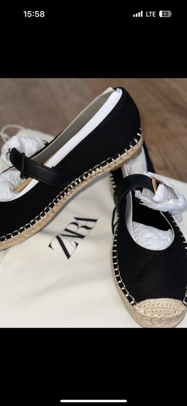 обувь zara: Балетки-эспадрильи бренд Zara, заказывала за 4300 не подошел