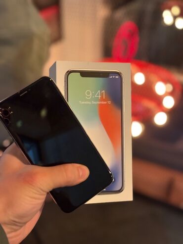 iphone x mini: IPhone X, 64 GB, Space Gray, Barmaq izi, Face ID, Sənədlərlə