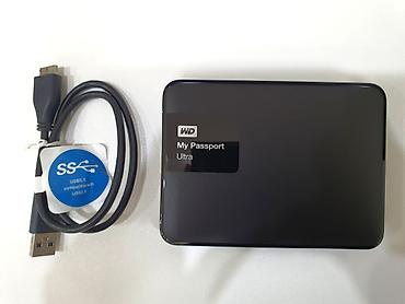disk satilir: Western Digital (WD) My Passport Ultra 3TB portativ xarici sərt disk — 4