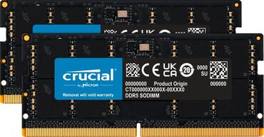 оперативная память ddr5: Оперативная память, Новый, Crucial, 32 ГБ, DDR5, Для ноутбука