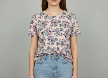 t shirty desigual: T-shirt damski, rozmiar One size