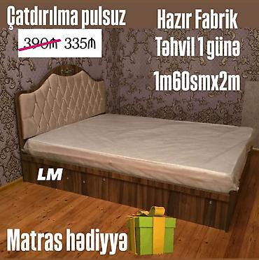 karaca endirimler: Yeni, İkinəfərlik çarpayı, Bazasız, Matras ilə, Siyirməsiz — 1
