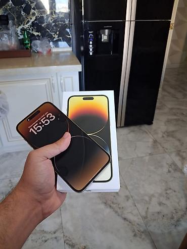 IPhone 14 Pro, 256 GB, Qızılı, Zəmanət, Barmaq izi, Simsiz şarj lalafo.az -da IPhone 14 Pro, 256 GB, Qızılı, Zəmanət, Barmaq izi, Simsiz şarj