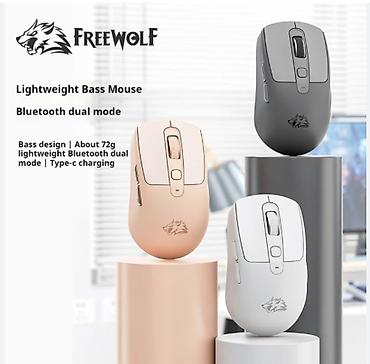 Другие аксессуары для мобильных телефонов: Мышь FreeWolf A3 серая, беспроводная Новая эра технологий Добейтесь — 7