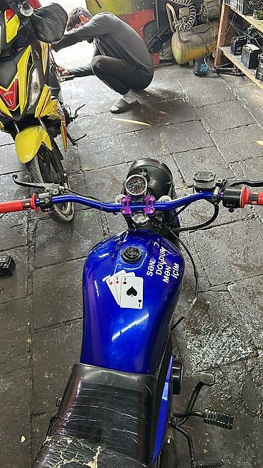 Mopedlər,skuterlər: Moped/motosiklet üçün fərdiləşdirilmiş dəst - Rəng: parlaq mavi — 4