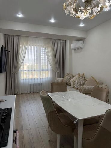 квартира с панорамными окнами: 1 комната, 58 м², Элитка, 9 этаж, Евроремонт