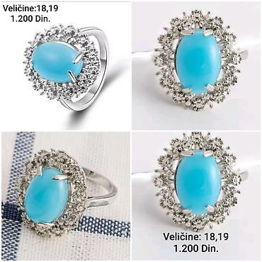 blackpink stvari: Elegantni posrebreni prsten od hirurskog čelika sa žigom S925,sa — 4