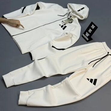 Trenerke: Muški komplet trenerke – dukserica sa kapuljačom i donji deo - Model — 4