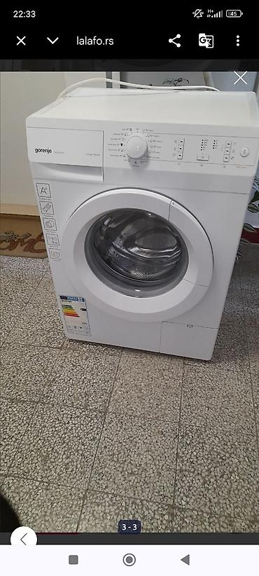 Gorenje veš mašina – model Sensocare, prednje punjenje - Kapacitet na lalafo.rs Gorenje veš mašina – model Sensocare, prednje punjenje - Kapacitet
