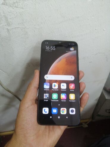 telefon uzlukleri: Redmi 9C, 64 GB, rəng - Qara, Sensor, Barmaq izi, İki sim kartlı