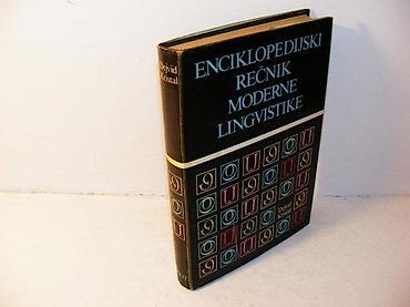 tom: Enciklopedijski rečnik moderne lingvistikedejvid kristaltvrd povez 24 — 1