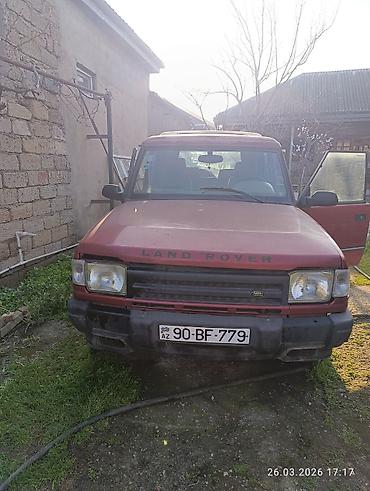 turbo az zil dizel: Land Rover Discovery I, qırmızı rəng, 5 qapı, 7 yerlik salonlu SUV — 3