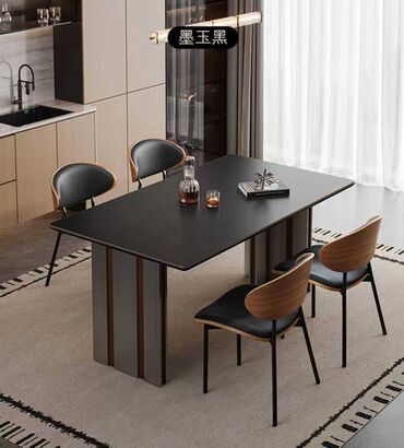 Столы для зала: Обеденные группы S&S — Бишкек - Современный обеденный стол с at lalafo.kg — 6 Столы для зала: Обеденные группы S&S — Бишкек - Современный обеденный стол с — 6