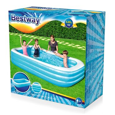 домашний турник на стену: Надувной семейный бассейн Bestway Summer Days прямоугольной формы