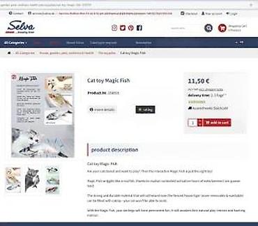 Oprema za kućne ljubimce: MAGIC FISH – pokretna interaktivna igračka za mačke - Imitira pokrete — 20