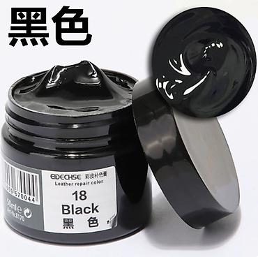 обувная краска: Жидкая кожа Eidechse, цвет Black (черный), 50 мл — 2