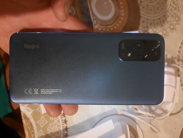 düyməli telfon: Xiaomi Redmi Note 11, 128 GB, rəng - Göy, 
 Zəmanət, Sensor, Barmaq izi