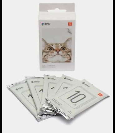 Принтеры: Бумага для фотопринтера Xiaomi Mijia Pocket AR Photo Printer50шт — 3