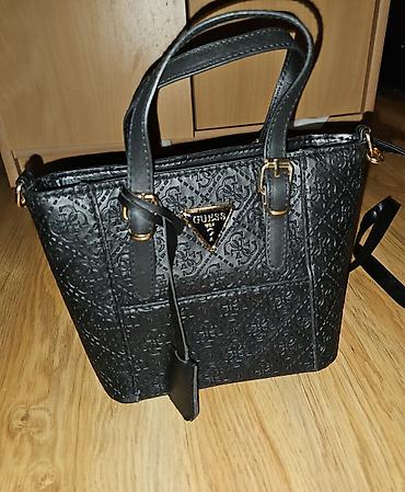 Modni rančevi: GUESS LOUISS VUITTON MICHAEL KORS. Elegantne damske torbe – crna — 21