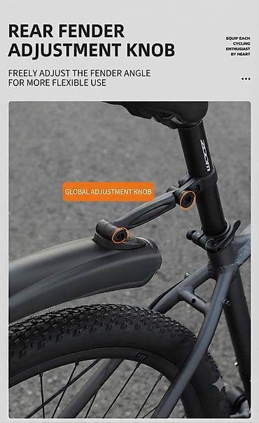 Велоаксессуары: WEST BIKING Комплект Перед и Зад велосипедные крылья Бренд: WEST — 7