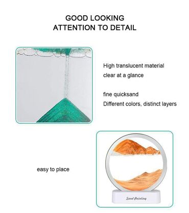 Rasveta: Cena 2250 din Peščano živopisno noćno svetlo Proces rotacije za — 4