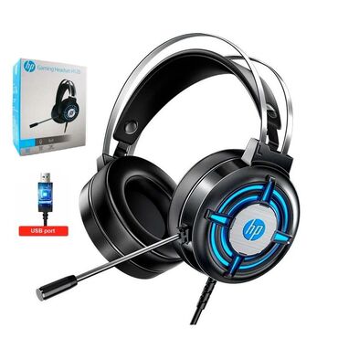наушник м10: Игровая гарнитура HP H220 с проводным подключением и микрофоном на
