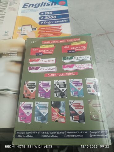 Testlər: İngilis dili Testlər 11-ci sinif, Zirvə, 2-ci hissə, 2020 il — 11