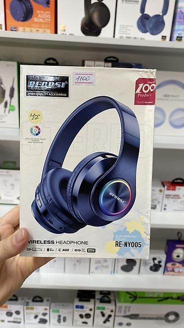 samsung s: Беспроводные накладные наушники, Recrsi, Новый — 1